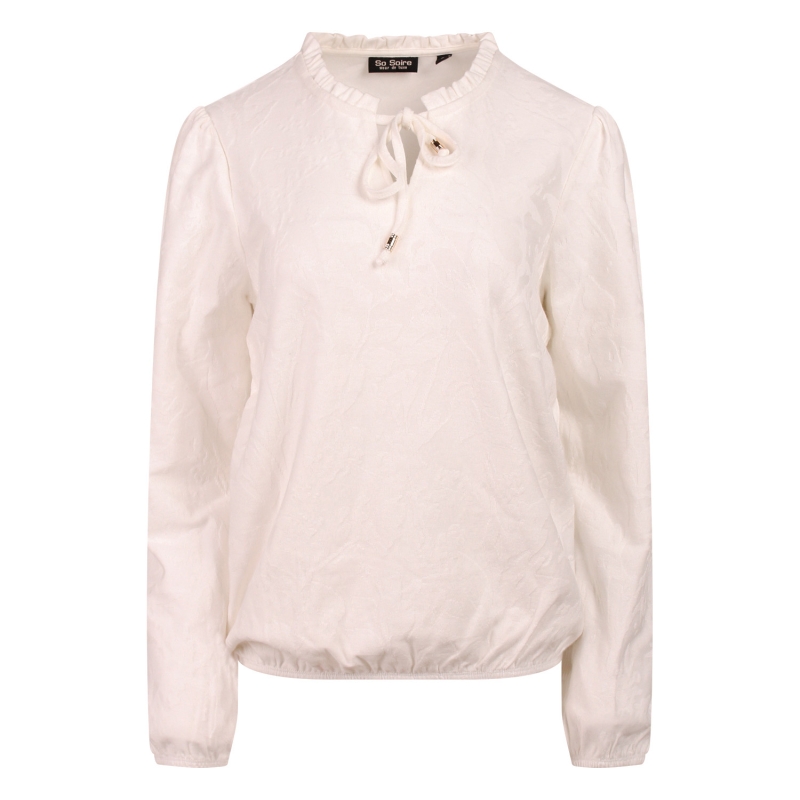 So Soire Berdien W20575 t-shirts lange mouw Ecru