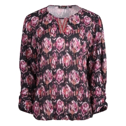 So Soire Bernadette W20514 dames T-shirts lange mouwen Wijnrood