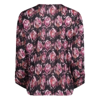 So Soire Bernadette W20514 t-shirts lange mouw Wijnrood