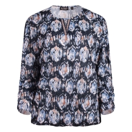 So Soire Bernadette W20514 dames T-shirts lange mouwen Marine