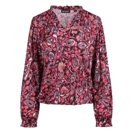 So Soire Cameron W20516 dames T-shirt lm Rose donker
