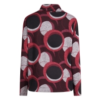 So Soire Claudine W20570 t-shirts lange mouw Wijnrood