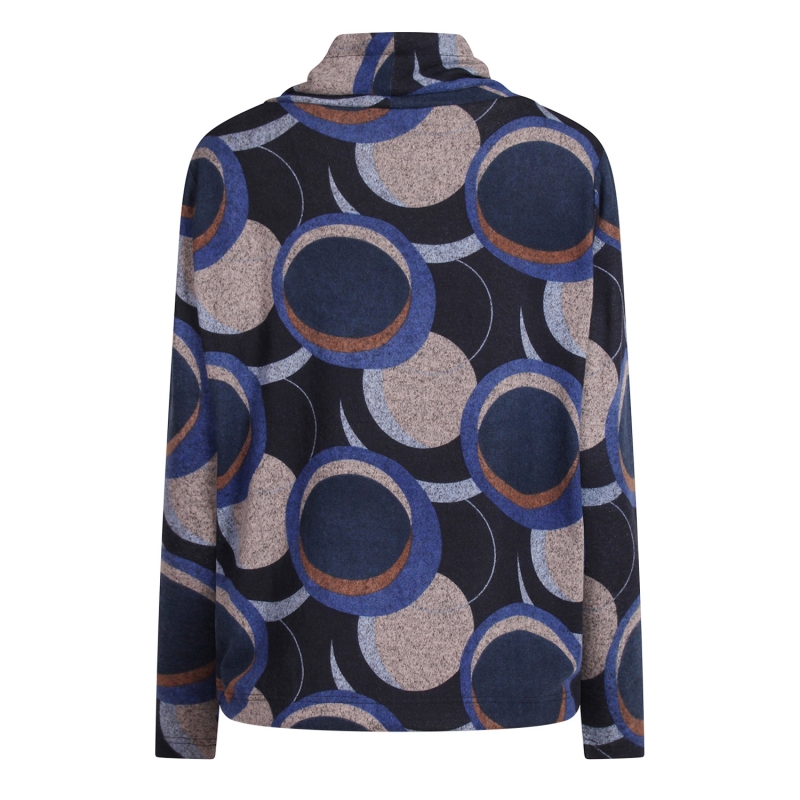 So Soire Claudine W20570 t-shirts lange mouw Marine