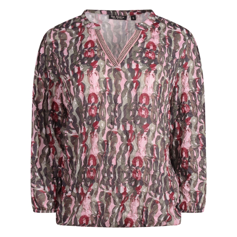 So Soire Evie W20513 t-shirts lange mouw Army