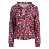 So Soire Olga W20515 t-shirts lange mouw Wijnrood
