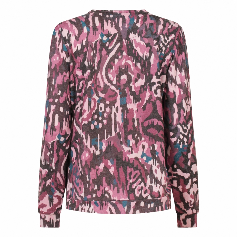 City Life 214454 W20532 t-shirts lange mouw Rose