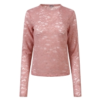 Lizzi Lou Sophia W20517 t-shirts lange mouw Rose