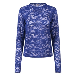 Lizzi Lou Sophia W20517 dames T-shirts lange mouwen Kobalt
