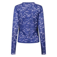 Lizzi Lou Sophia W20517 t-shirts lange mouw Kobalt