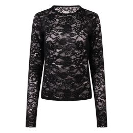 Lizzi Lou Sophia W20517 dames T-shirts lange mouwen Zwart