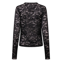 Lizzi Lou Sophia W20517 t-shirts lange mouw Zwart