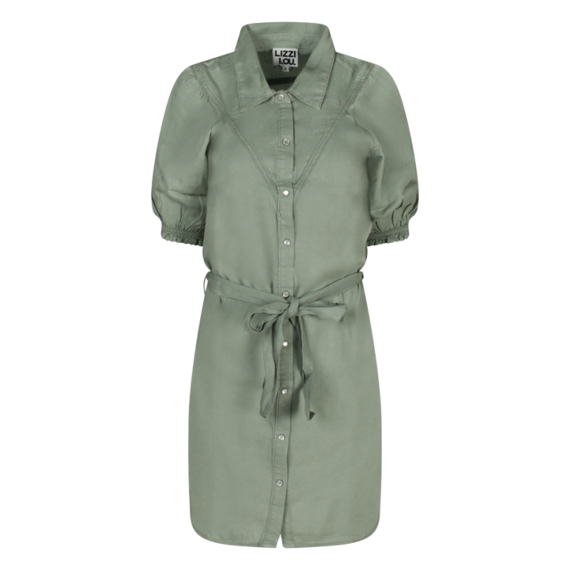 lizzi lou CX80203 Z90690 jurken Groen mos