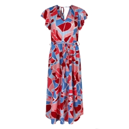 City Life 804732 Z90723 dames Jurk Koraal fel