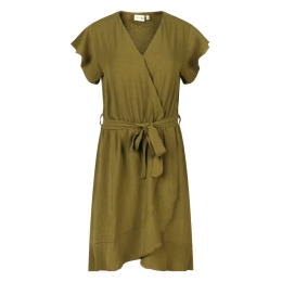 City Life 804443 W10020 dames Jurk Groen olijf