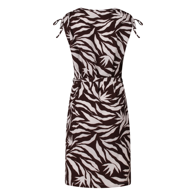 City Life CX80211-R1 Z10681 jurken Bruin