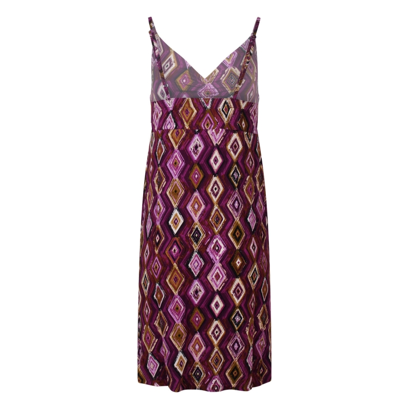 City Life 804275 W20019 jurken Aubergine