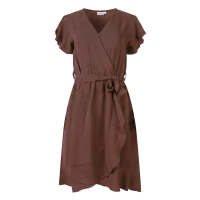 City Life 804443 W20021 jurken Bruin donker