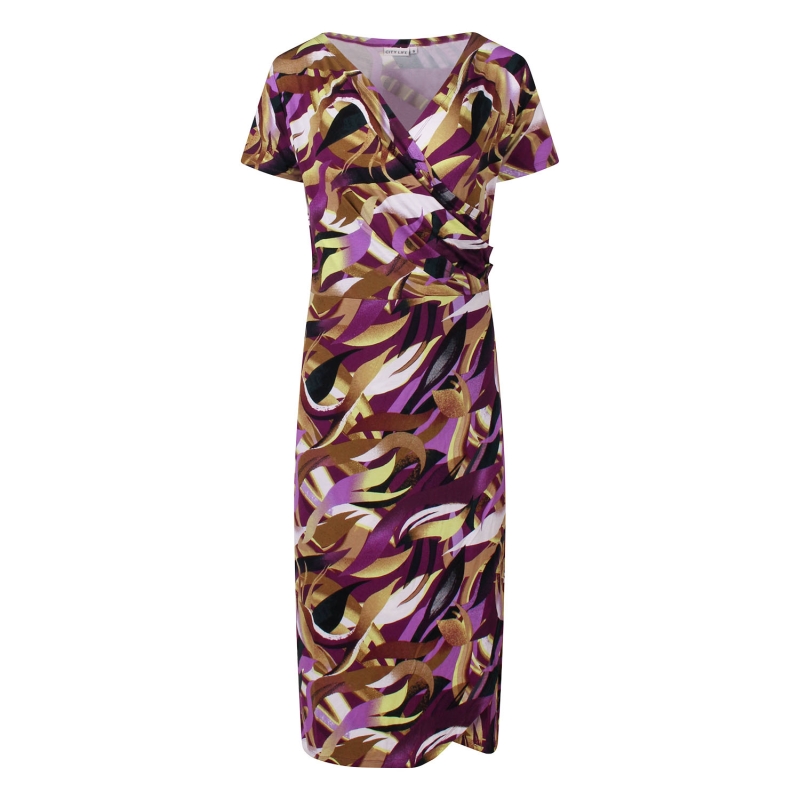 City Life 804848 W20013 jurken Aubergine