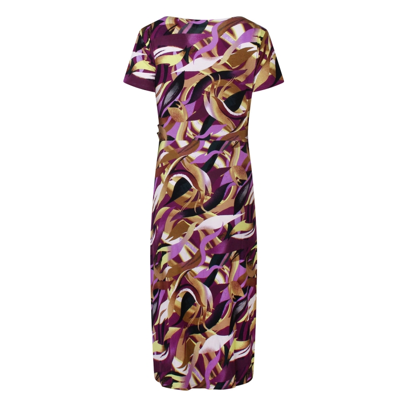 City Life 804848 W20013 jurken Aubergine