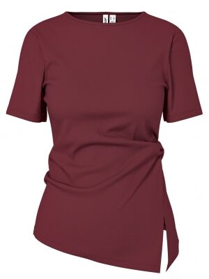 hypedrop hypedrop HDMADISON DRAPED SS TEE Rood