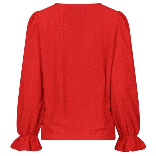 City Life City Life 103430 Z10637 Rood poinsettia City Life 103430 Z10637 Dames T-shirt lm Rood bestel je online bij www.bertusmode.nl/