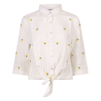 lizzi lou Nienke Z10501 blouses korte mouw Wit