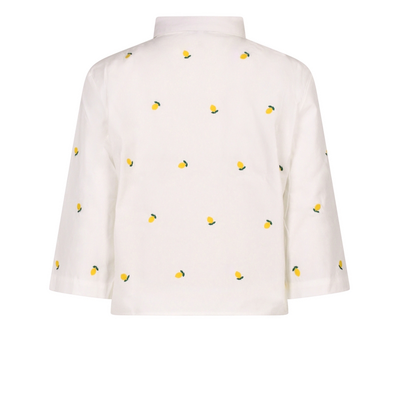 lizzi lou Nienke Z10501 blouses korte mouw Wit