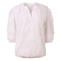 So Soire Alison Z10540 blouses korte mouw Wit