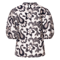 So Soire Ambria Z10543 blouses korte mouw Indigo