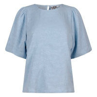 lizzi lou CX10075 Z10520 blouses korte mouw Blauw licht