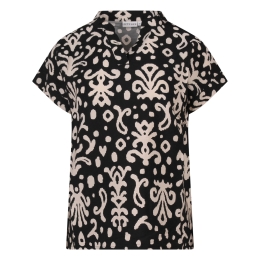 City Life 103559 Z10620 dames bloese km Zwart