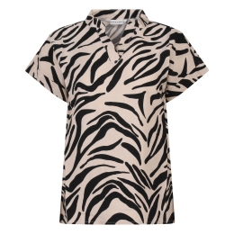 City Life 103559-01 Z10621 dames bloese km Zwart