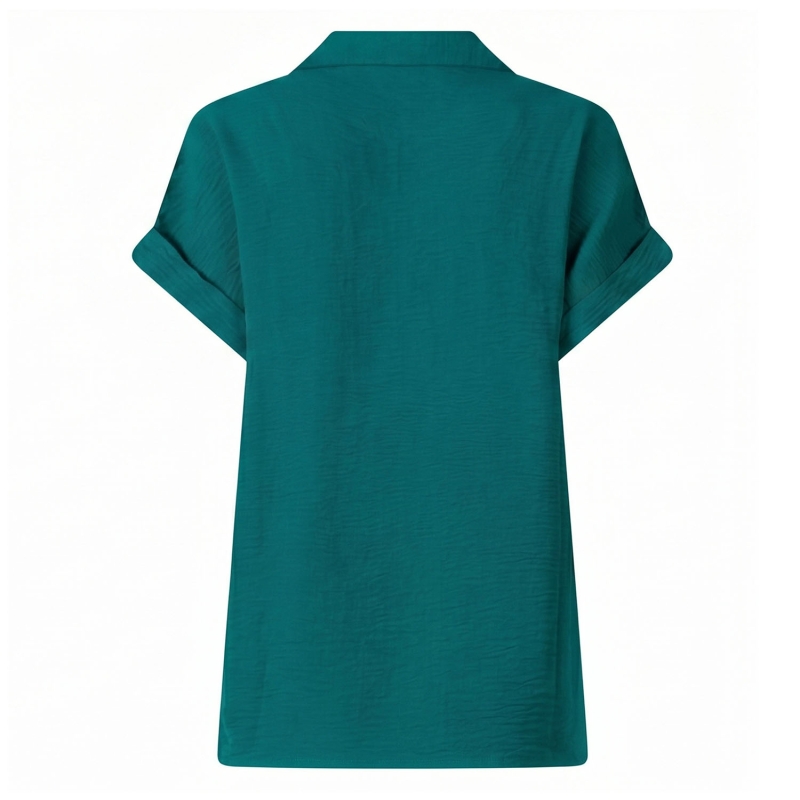 City Life 103524 W20022 blouses korte mouw Petrol
