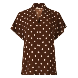 City Life 103576A W20027 dames bloese km Bruin donker