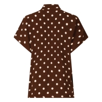 City Life 103576A W20027 blouses korte mouw Bruin donker