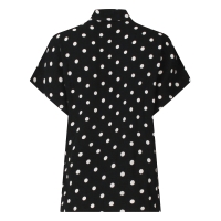 City Life 103576A W20027 blouses korte mouw Zwart