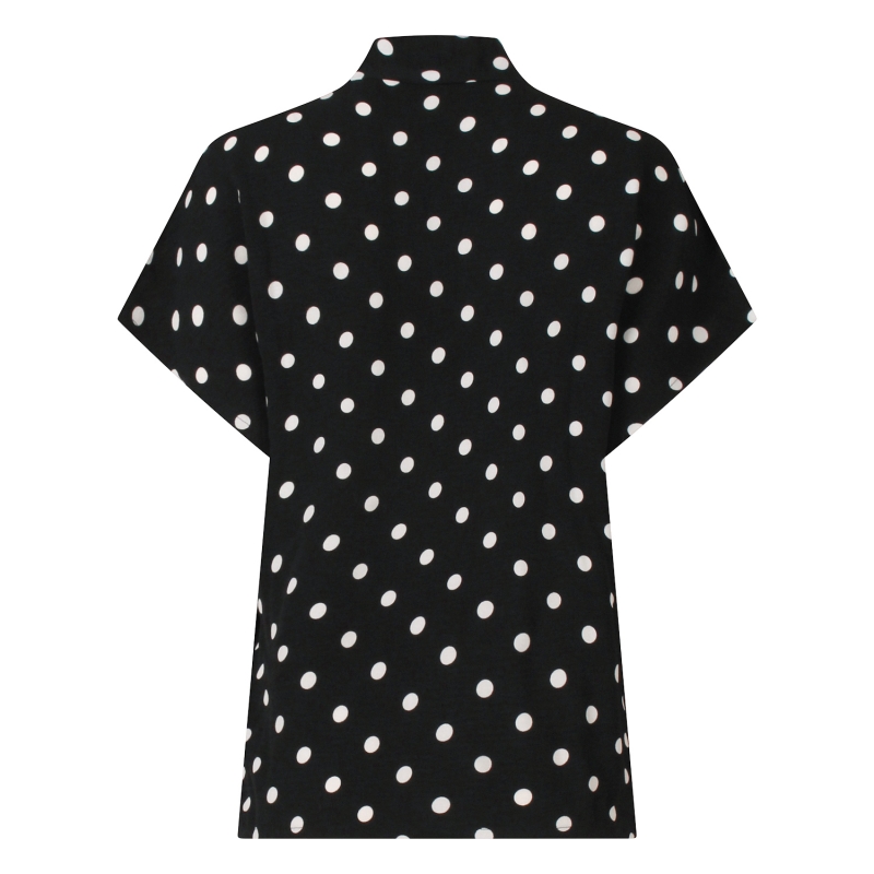 City Life 103576A W20027 blouses korte mouw Zwart