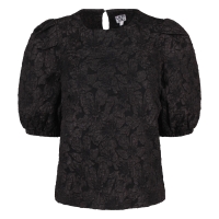 lizzi lou CX10083 W20471 blouses korte mouw Zwart