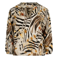 So Soire Elizia W10459 blouses lange mouw Mocca