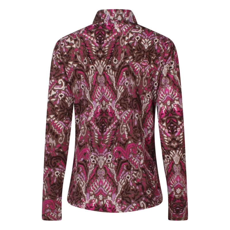 So Soire Gina W10457 blouses lange mouw Mocca