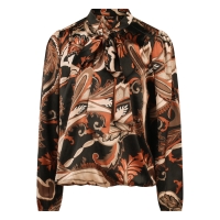 So Soire Inez W10461 blouses lange mouw Mocca