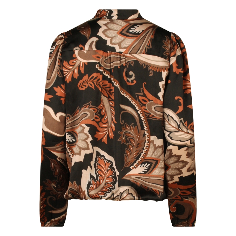 So Soire Inez W10461 blouses lange mouw Mocca