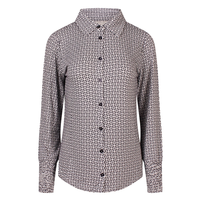 City Life 213999 W10504 blouses lange mouw Marine