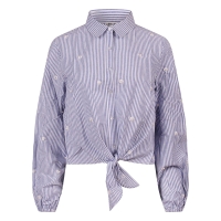 lizzi lou Nina Z10500 blouses lange mouw Bleu