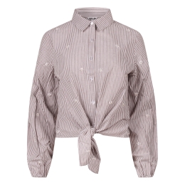 lizzi lou Nina Z10500 dames bloese lm Taupe