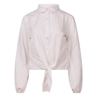 lizzi lou Nina Z10500 blouses lange mouw Wit