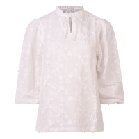 City Life Eviane Z10581 blouses lange mouw Ecru