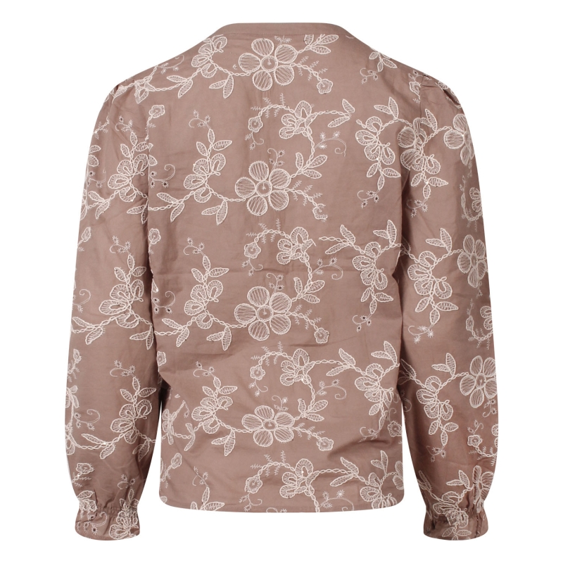 So Soire Floortje Z10542 blouses lange mouw Taupe