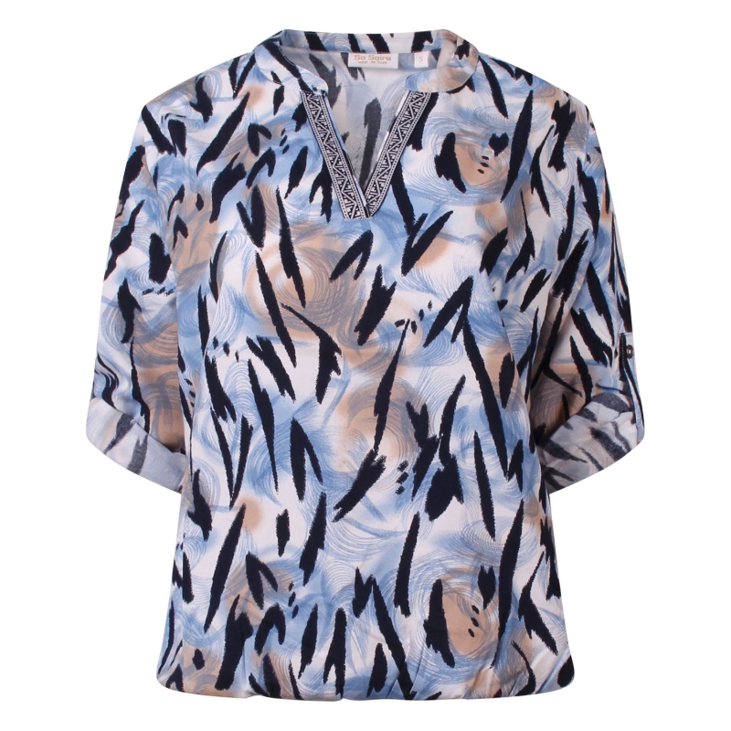 So Soire Gillian Z10545 blouses lange mouw Raf