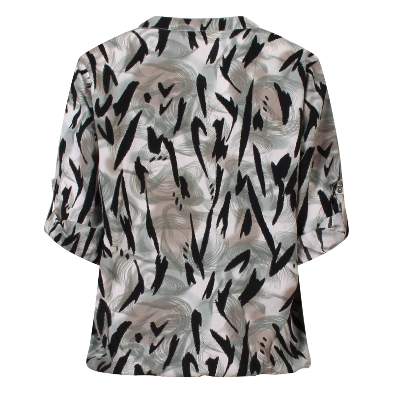 So Soire Gillian Z10545 blouses lange mouw Groen licht